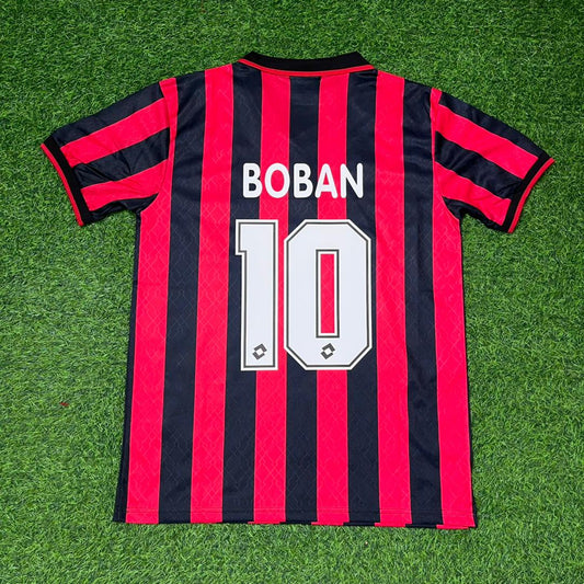 Zvonimir Boban AC Milan 1994/1995 Retro Football Jersey Kit