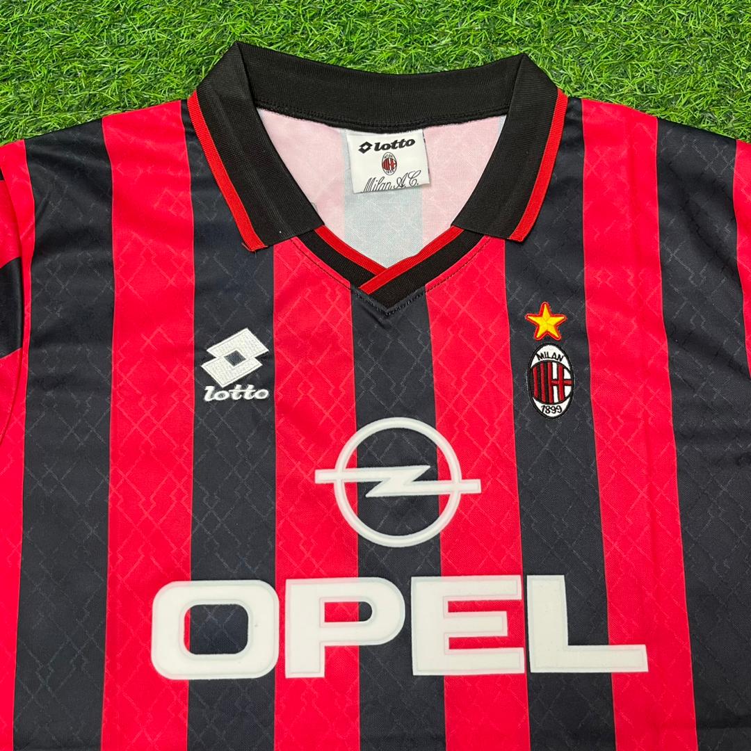 Zvonimir Boban AC Milan 1994/1995 Retro Football Jersey Kit