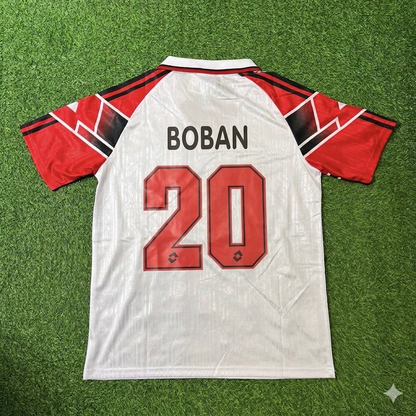 Zvonimir Boban #20 AC Milan 1997 Away Retro Football Jersey Kit